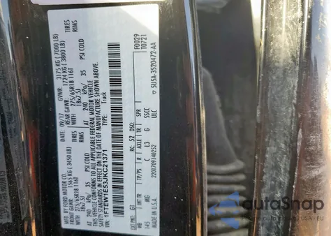 2018 Ford F150 Supercrew из США, поврежденный, VIN 1FTEW1E53JKC21371